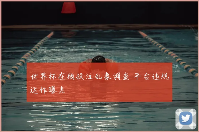 世界杯在线投注乱象调查 平台违规运作曝光